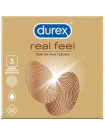 Prezervatīvi Durex Real Feel 3 gab